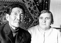 Алексей Леонтьевич Вальдю с женой Евдокией Кузьминичной 