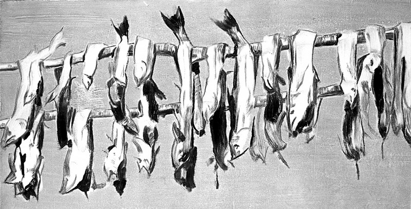 Рыба. Монотипия, 1971