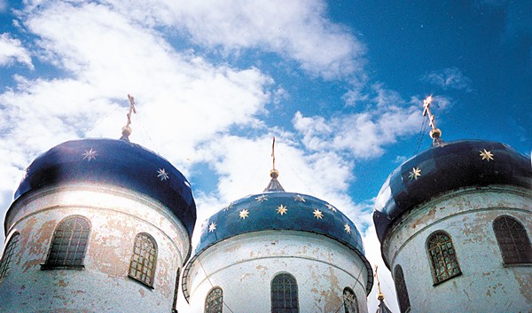 Купола Юрьева монастыря