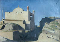 Гур-Эмир. Мечеть над гробницей Тамерлана. 22 х 32,5. Холст, масло  