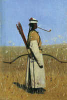 Китайский солдат. 1869–1870. Этюд. 19,8 х 13,5.  Дерево, холст, масло