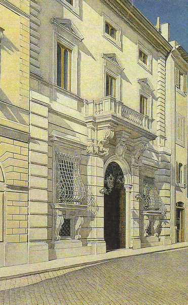 Палаццо Строганов. Фасад на виа Систина. 1905