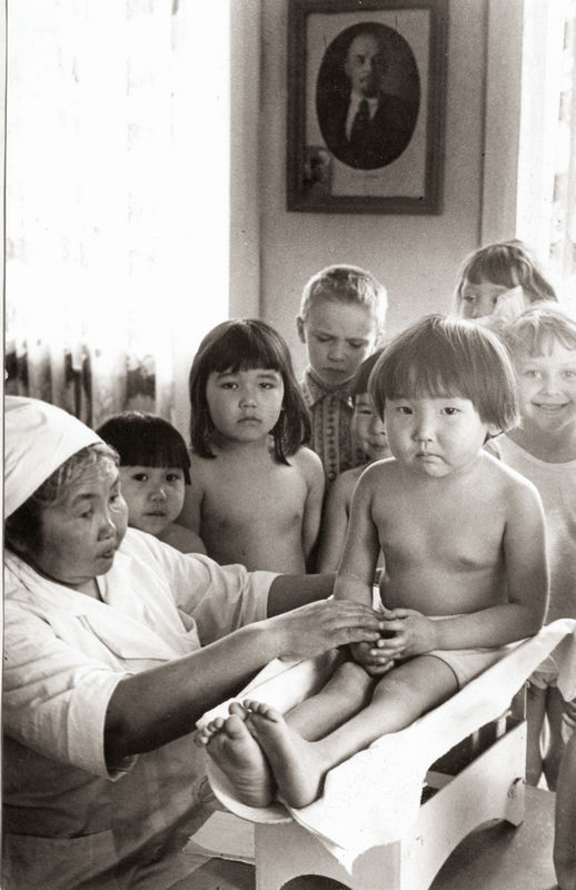 Детский сад с. Булава Ульчского района. 1977