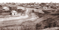 Вид Хабаровска близ речки Плюснинки, 1893 г. Фото Э. Нино.