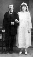 Ксения и Фёдор. День свадьбы. 1922 год