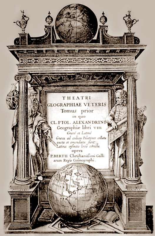 «Театр древней географии». Титульный лист. Париж, XVI век