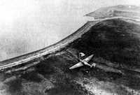 Самолет при посадке на острове Удд остановился у береговой черты