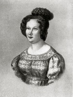 Екатерина Трубецкая.  Миниатюра Н. А. Бестужева. 1828