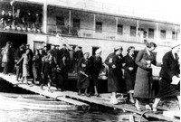 Приезд хетагуровок 10 мая 1937 года в Комсомольск-на-Амуре