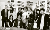 Н.И. Дубинина с будущими журналистами в археологическом музее. Хабаровск. 2010