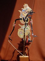 Кукла кожаная ваянг кулит Кришна  Из коллекции Т. Тришкиной