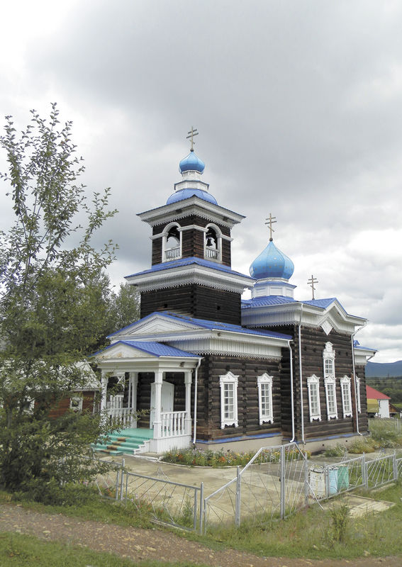 Церковь Благовещения Божией Матери в Нелькане. Фото Виктории Малакшановой